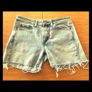 Levi’s 519 low flare cutoffs